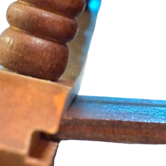 Miniature Doll baby Wooden musical Doll Rocking Chair - Picture 10 of 12